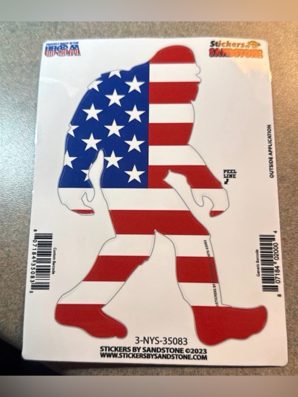 ❤️❤️FREE W/ order! Stickers by Sandstone Bigfoot Sasquatch Sticker Bumper 
Decal